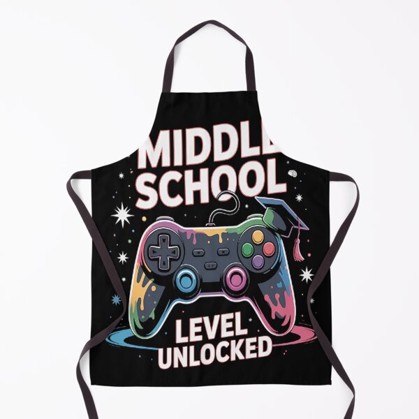 Item preview, Middle School Level Unlocked Gamer First Day Back To School designed and sold by mandiana.