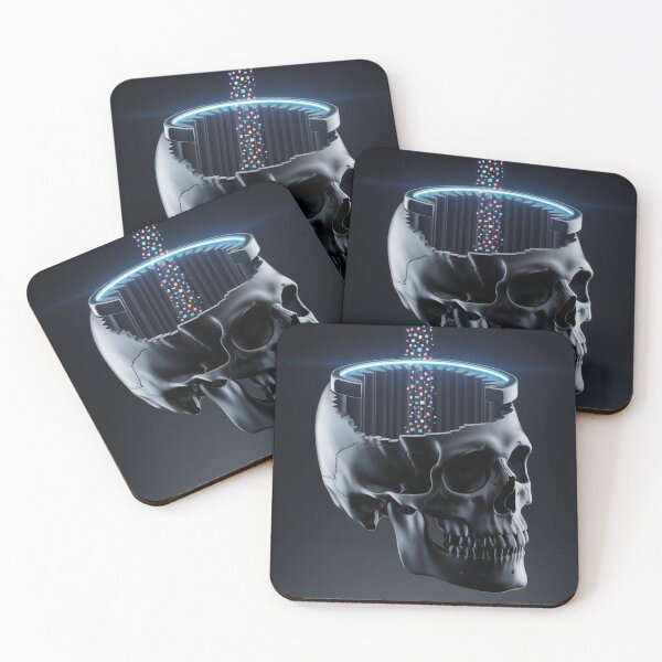 Item preview, Infinite Void - The Digital Overload Skull designed and sold by THEARTCURATİON .