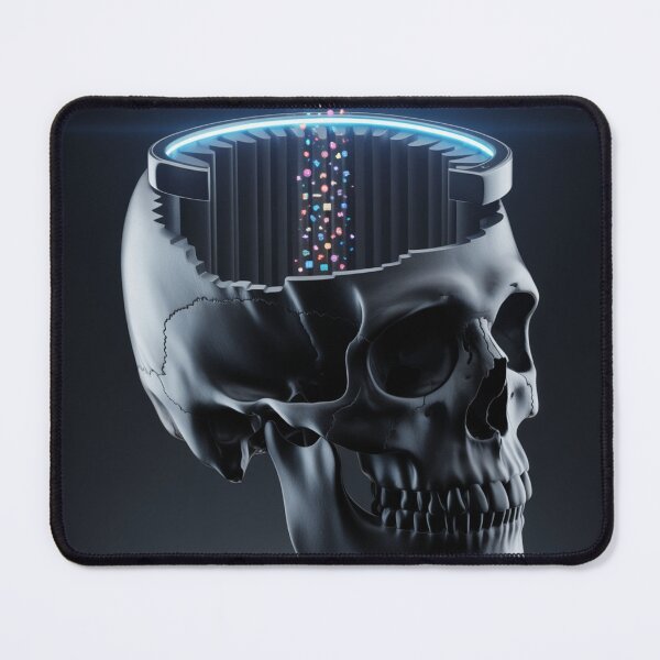 Item preview, Infinite Void - The Digital Overload Skull designed and sold by THEARTCURATİON .