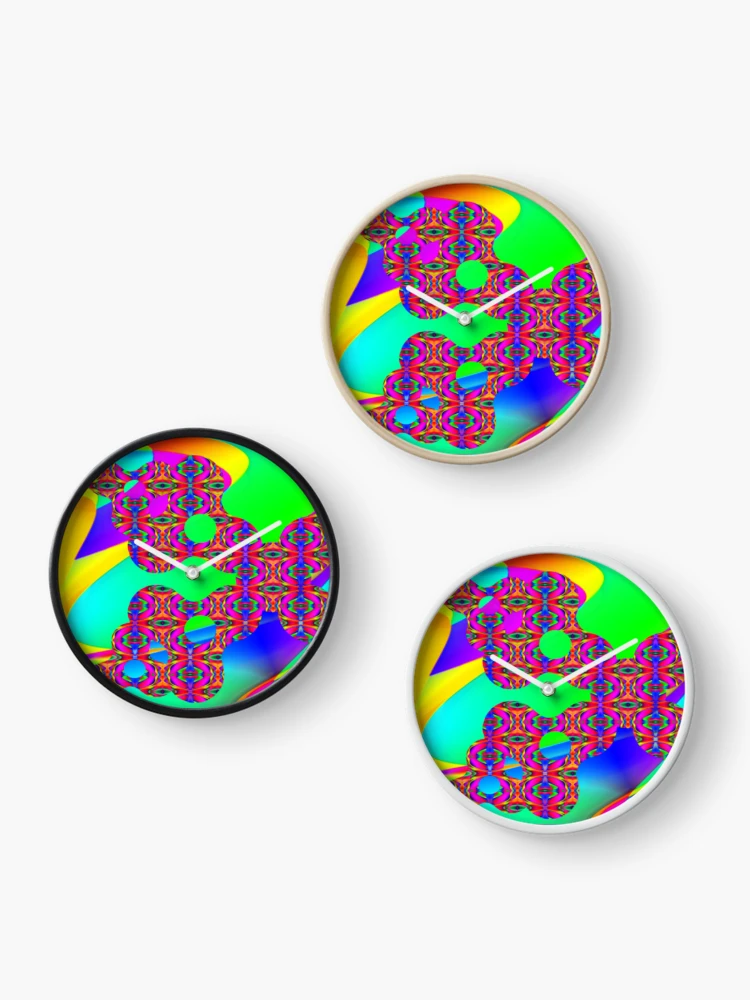 Thumbnail 3 of 4, Clock, Pattern after pattern... designed and sold by Harryucksche.
