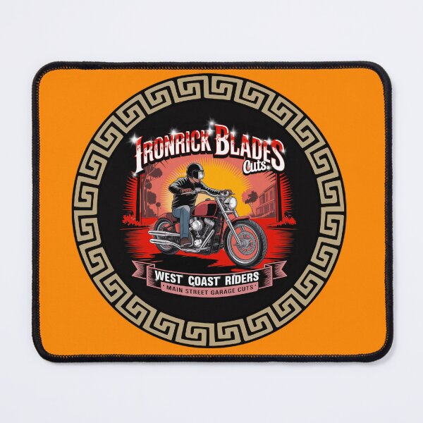 Item preview,  Ironclad Blades Cuts - West Coast Riders Biker Vintage Poster designed and sold by Italian Ink Studio.