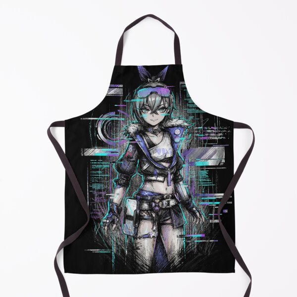 Item preview, Silver Wolf HSR Silver Hair Purple Tips Headset Lollipop Portrait designed and sold by Senpaiwaves.