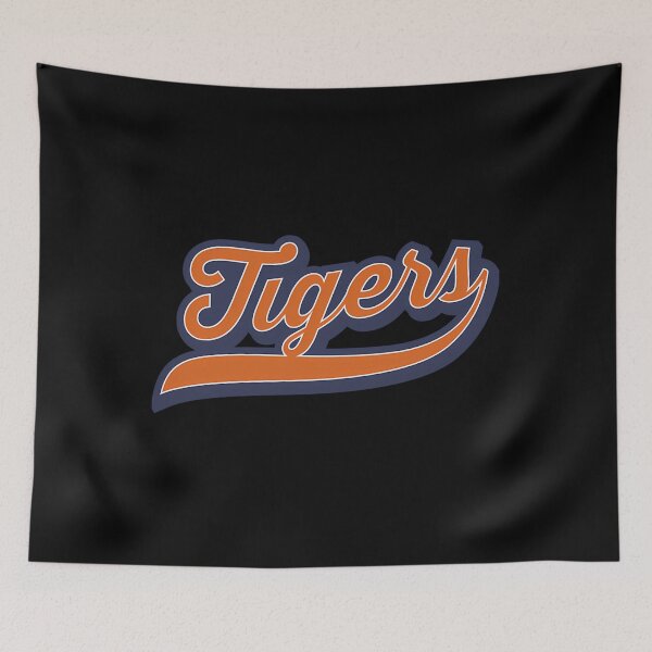Item preview, Tigers Logo Sports Team Athletic Text Design  Baseball Softball Varsity Script Retro Typography Mascot Apparel designed and sold by FosterSchroed.