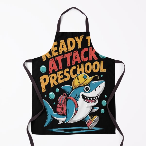 Item preview, Ready To Attack Preschool Shark First Day Of Pre School designed and sold by mandiana.