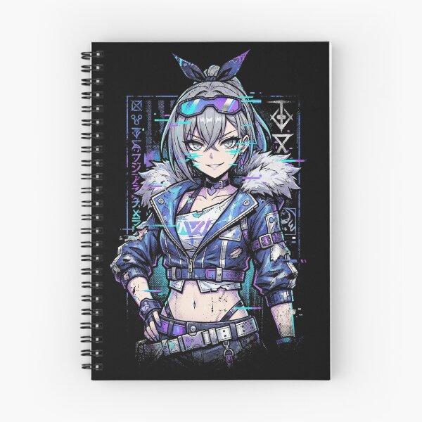 Item preview, Silver Wolf HSR Crop Top Shorts Thigh Highs Hacker Icon designed and sold by Senpaiwaves.