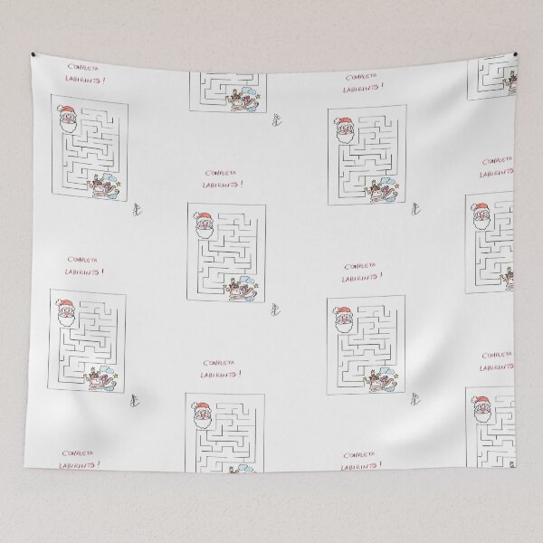 Item preview, Labirinto di Natale – Gioco per Bambini con Babbo Natale designed and sold by DisegniPersonalizzati di irka87.