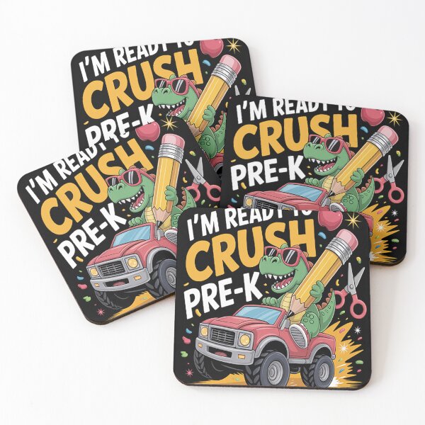 Item preview, Ready To Crush Pre-K PreK Dinosaur First Day Of School Boy designed and sold by mandiana.
