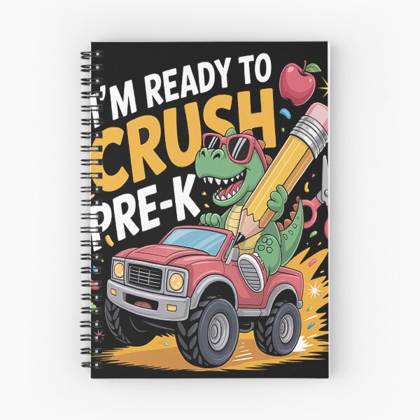 Item preview, Ready To Crush Pre-K PreK Dinosaur First Day Of School Boy designed and sold by mandiana.