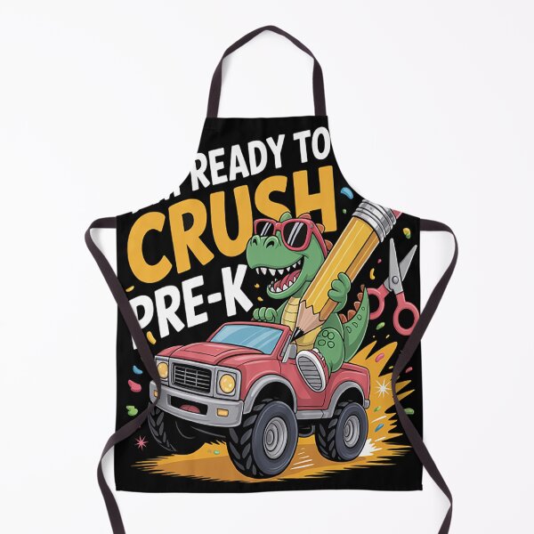 Item preview, Ready To Crush Pre-K PreK Dinosaur First Day Of School Boy designed and sold by mandiana.