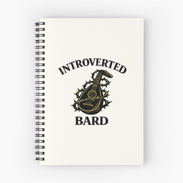 Item preview, Introverted Bard Tabletop Gaming Musician Humor designed and sold by SplashTastic.