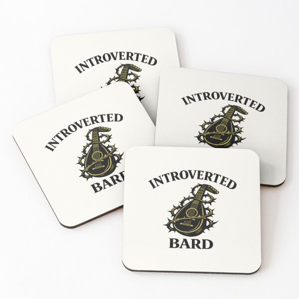 Item preview, Introverted Bard Tabletop Gaming Musician Humor designed and sold by SplashTastic.