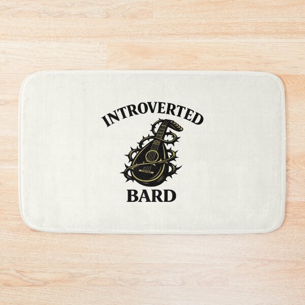 Item preview, Introverted Bard Tabletop Gaming Musician Humor designed and sold by SplashTastic.