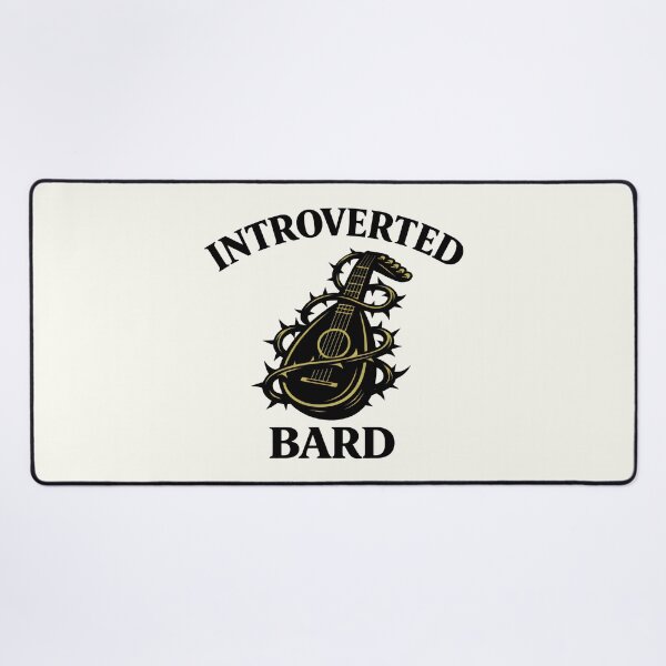 Item preview, Introverted Bard Tabletop Gaming Musician Humor designed and sold by SplashTastic.