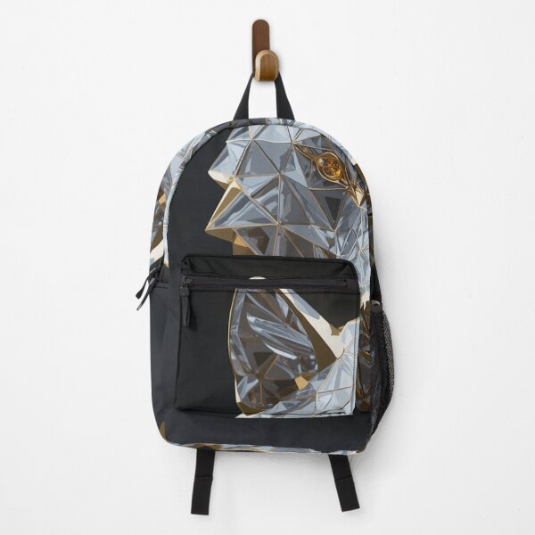 Item preview, Golden Geometry - Crystalline Wolf Masterpiece designed and sold by THEARTCURATİON .