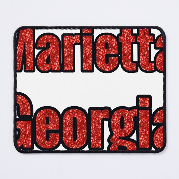 Item preview, Marietta Georgia City Name With Red Rhinestone designed and sold by TheIconSmith.