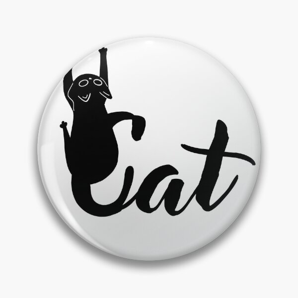 Item preview, Playful Upside Down Cat Typography Design designed and sold by Pryhozha.
