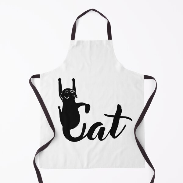 Item preview, Playful Upside Down Cat Typography Design designed and sold by Pryhozha.