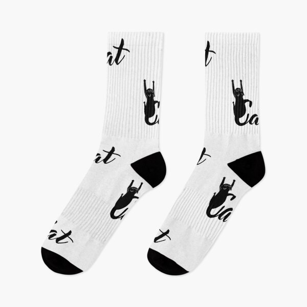 Item preview, Playful Upside Down Cat Typography Design designed and sold by Pryhozha.