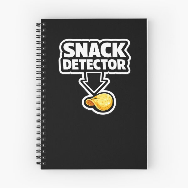 Item preview, SNACK DETECTOR ↓ – Funny Snack Lover Sticker & T-Shirt Design designed and sold by Timeless Junction.