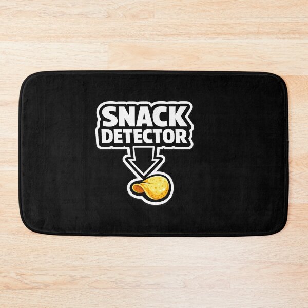 Item preview, SNACK DETECTOR ↓ – Funny Snack Lover Sticker & T-Shirt Design designed and sold by Timeless Junction.