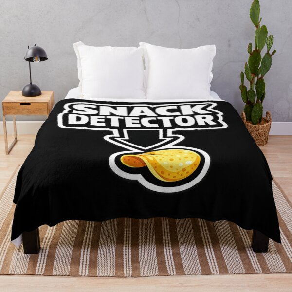 Item preview, SNACK DETECTOR ↓ – Funny Snack Lover Sticker & T-Shirt Design designed and sold by Timeless Junction.