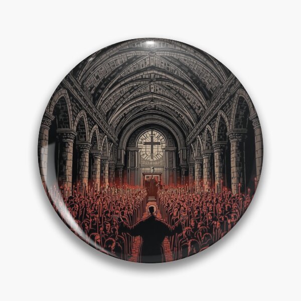 Item preview, Black Mass Hysteria — Dark Sacred Cathedral Art designed and sold by GeoWhimsy Studio.