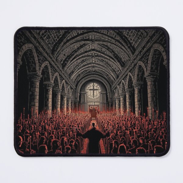 Item preview, Black Mass Hysteria — Dark Sacred Cathedral Art designed and sold by GeoWhimsy Studio.