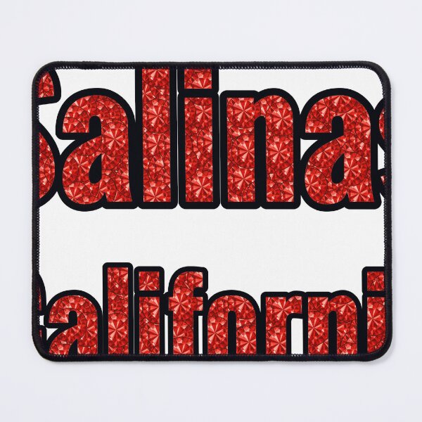 Item preview, Salinas California City Name With Red Rhinestone designed and sold by TheIconSmith.