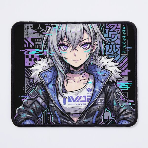 Item preview, Silver Wolf HSR Purple Eyes Holographic Interface Design designed and sold by Senpaiwaves.