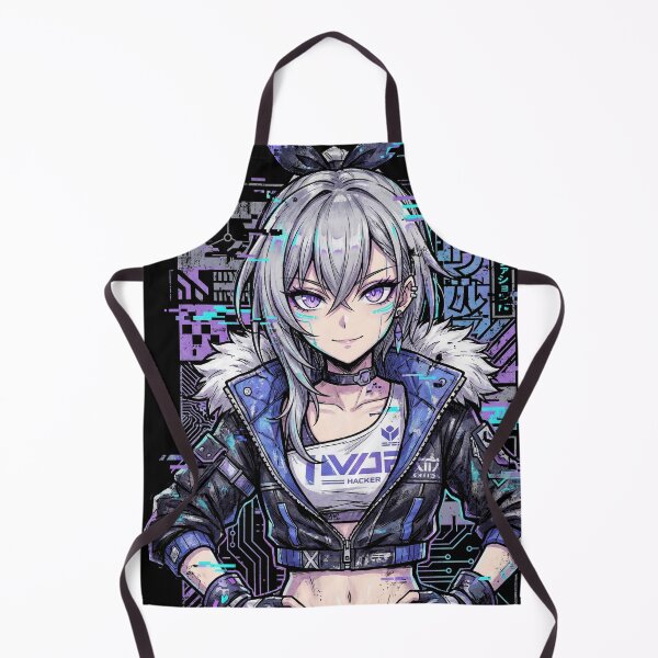 Item preview, Silver Wolf HSR Purple Eyes Holographic Interface Design designed and sold by Senpaiwaves.