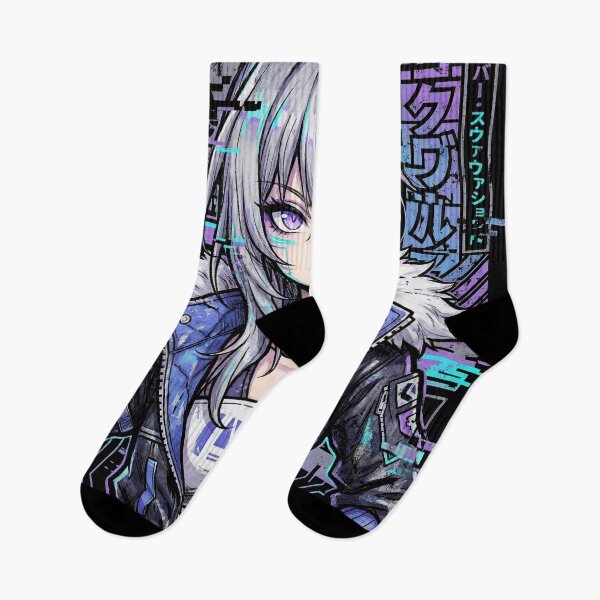 Item preview, Silver Wolf HSR Purple Eyes Holographic Interface Design designed and sold by Senpaiwaves.