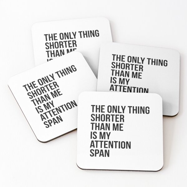 Item preview, The Only Thing Shorter Than Me Is My Attention Span Funny ADHD designed and sold by SkeletonsDanger.