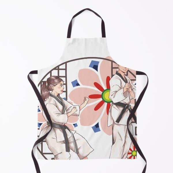 Item preview, Taekwondo Practice: Discipline and Floral Harmony designed and sold by Kanniax.