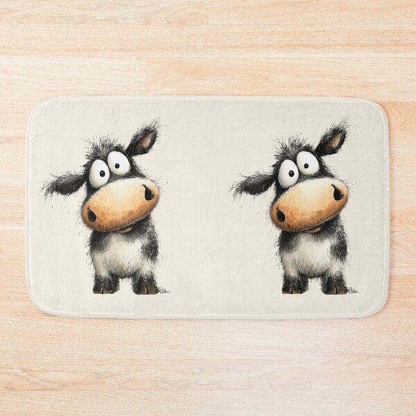 Item preview, CoW PRiNT, ANiMaL PRiNT ' Little Coo ' BY SHiRLeY MacARTHuR designed and sold by Shirley MacArthur Art.
