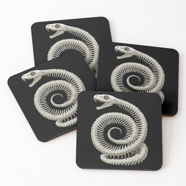 Item preview, Coiled Snake Skeleton Macabre Anatomy designed and sold by afnqfoapdg63.