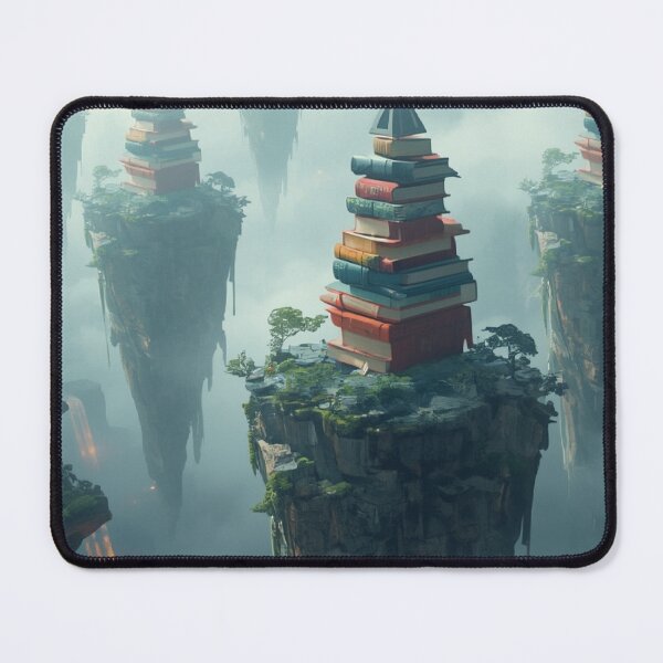 Item preview, Floating Book Islands Surreal Fantasy World designed and sold by Mitaudesign.