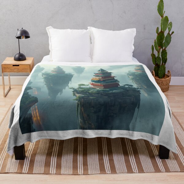 Item preview, Floating Book Islands Surreal Fantasy World designed and sold by Mitaudesign.