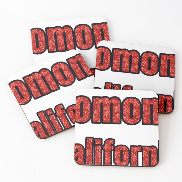 Item preview, Pomona California City Name With Red Rhinestone designed and sold by TheIconSmith.
