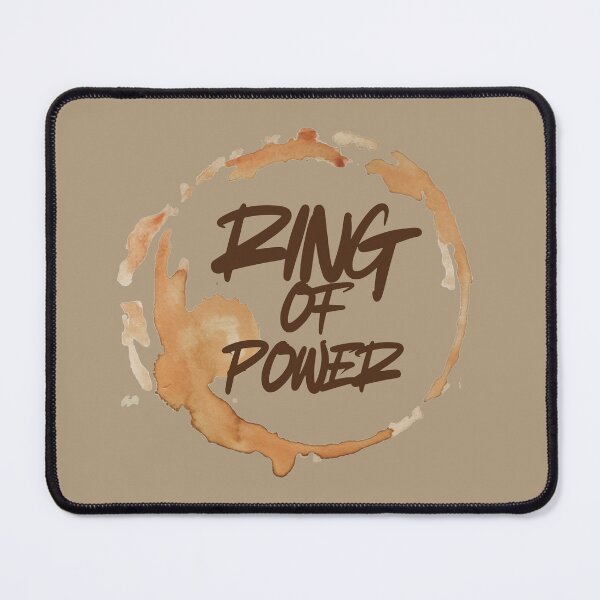 Item preview, Funny Coffee Stain for Coffee Lovers Quote Ring of Power designed and sold by Artycom.