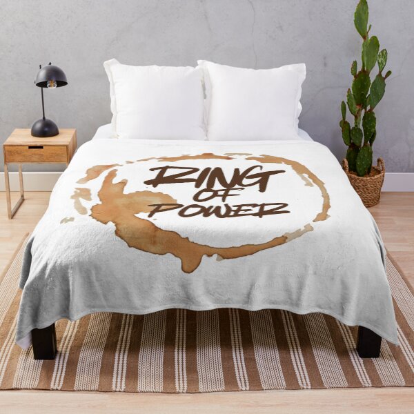 Item preview, Funny Coffee Stain for Coffee Lovers Quote Ring of Power  designed and sold by Artycom.