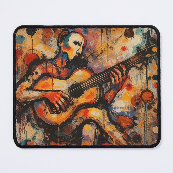 Item preview, Guitar Player In Bold ,Emotional Abstract Expressionism designed and sold by drozdovs16.