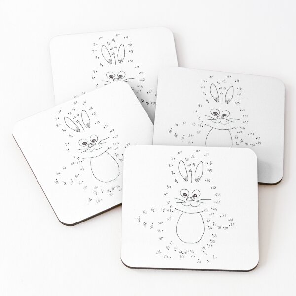 Item preview, Coniglietto – Unisci i Puntini Educativo (1–68) designed and sold by DisegniPersonalizzati di irka87.