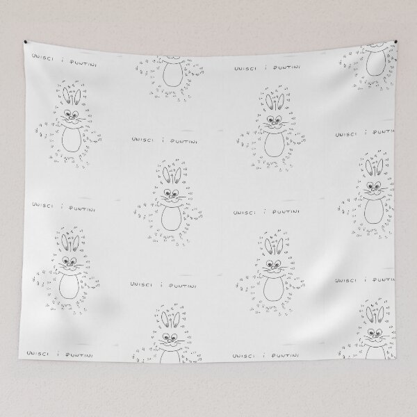 Item preview, Coniglietto – Unisci i Puntini Educativo (1–68) designed and sold by DisegniPersonalizzati di irka87.