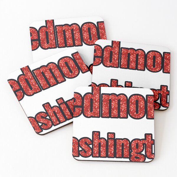 Item preview, Redmond Washington City Name With Red Rhinestone designed and sold by TheIconSmith.