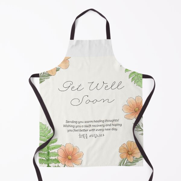 Item preview, Get Well Soon Floral Korean Greeting designed and sold by HowToCanadian.