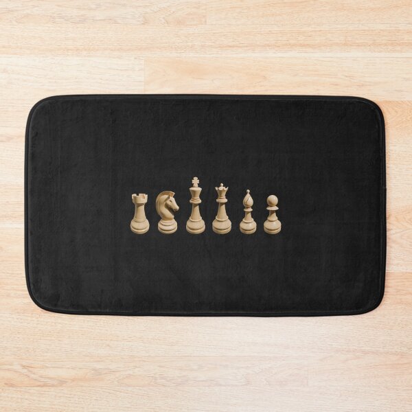 Item preview, Light Wood Chess Pieces Minimal Strategy Art designed and sold by trepiu.