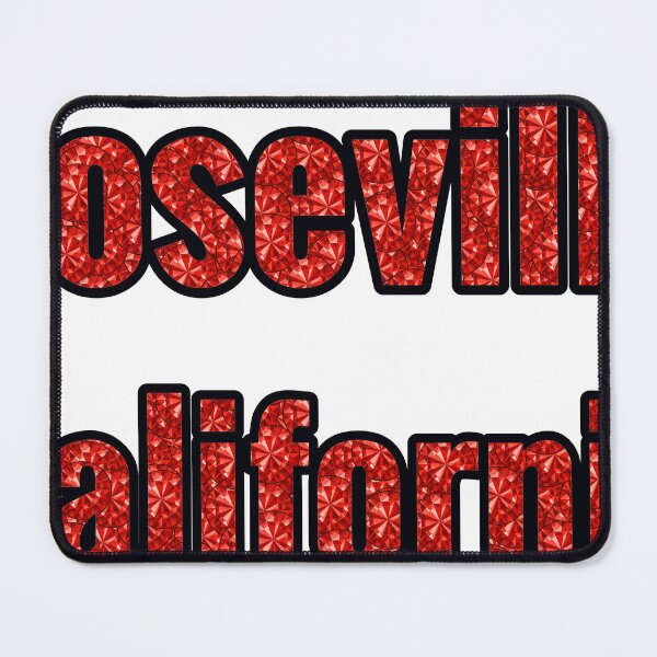 Item preview, Roseville California City Name With Red Rhinestone designed and sold by TheIconSmith.