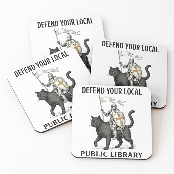 Item preview, Defend Your Local Library designed and sold by kittyonmyofoot.