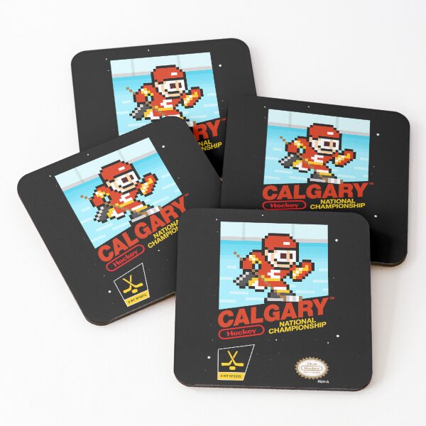 Item preview, Calgary Flames 8bitPixel Videogame Cart  designed and sold by SLCutouts.