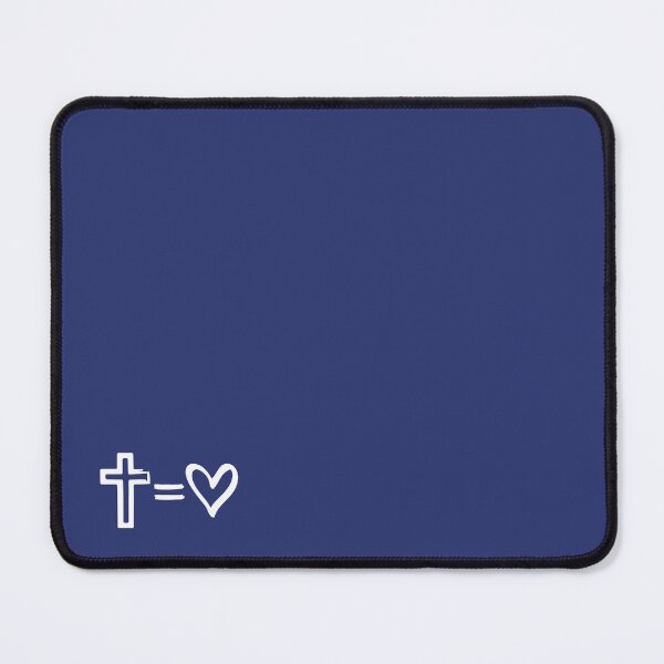 Item preview, God is love symbol, cross equals heart, Christian merch design, creative logo designed and sold by Koltukovs.